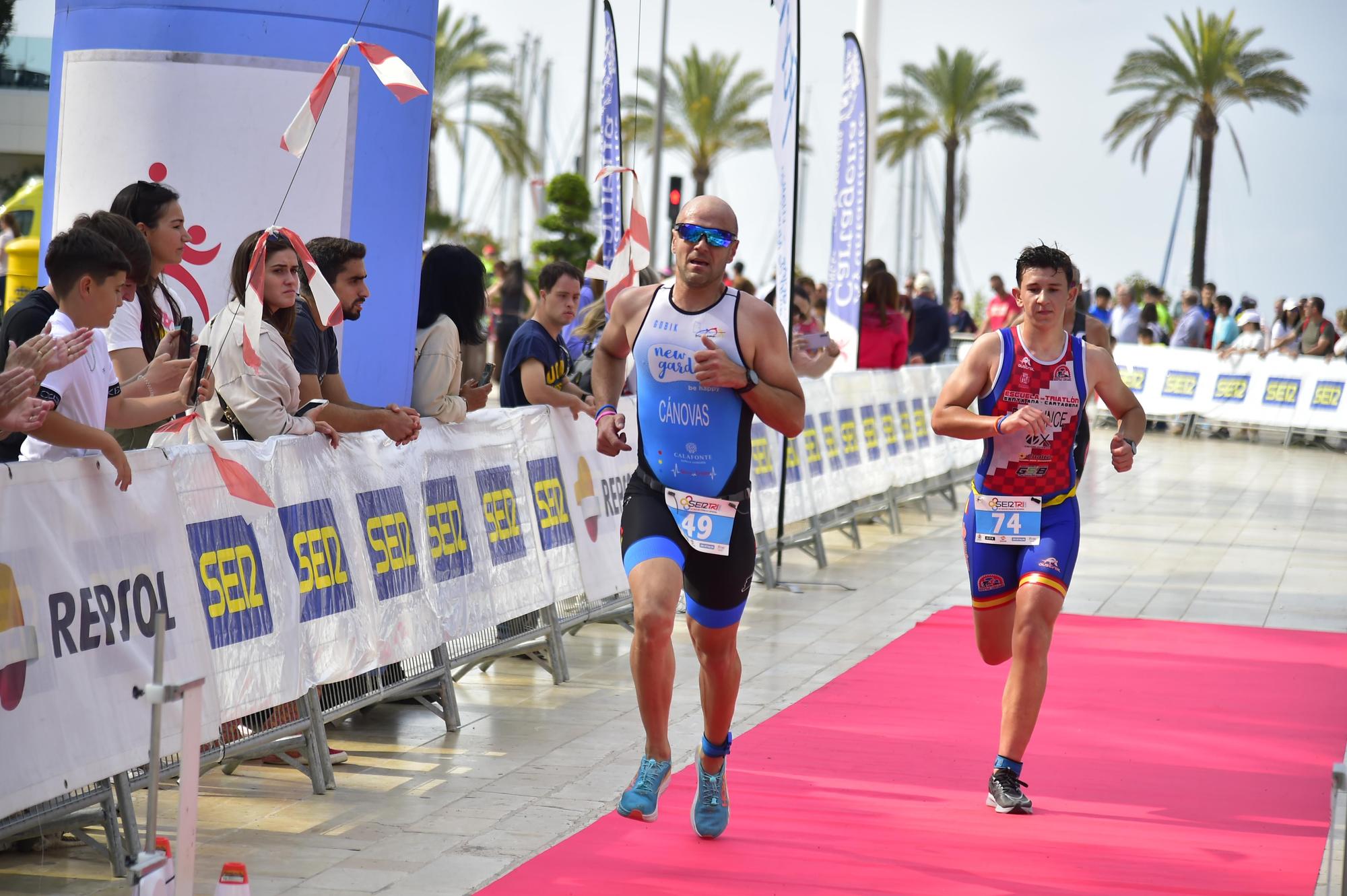 Las mejores fotos del Triatlón Ciudad de Cartagena 2023.