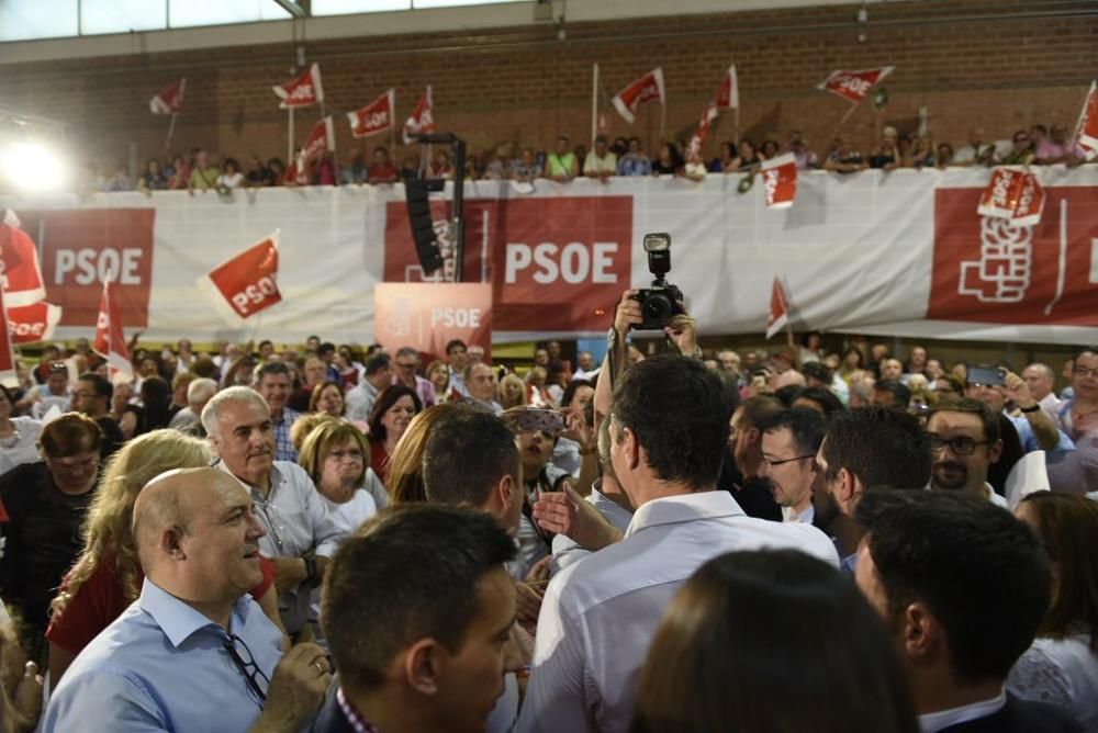 Mitin de Pedro Sánchez en Murcia