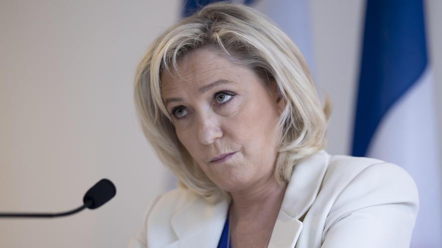 French far right politician Marine Le Pen attends launch of Avenir Francais movement