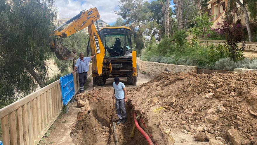 Punto final en Elche a los peculiares chorros en el río