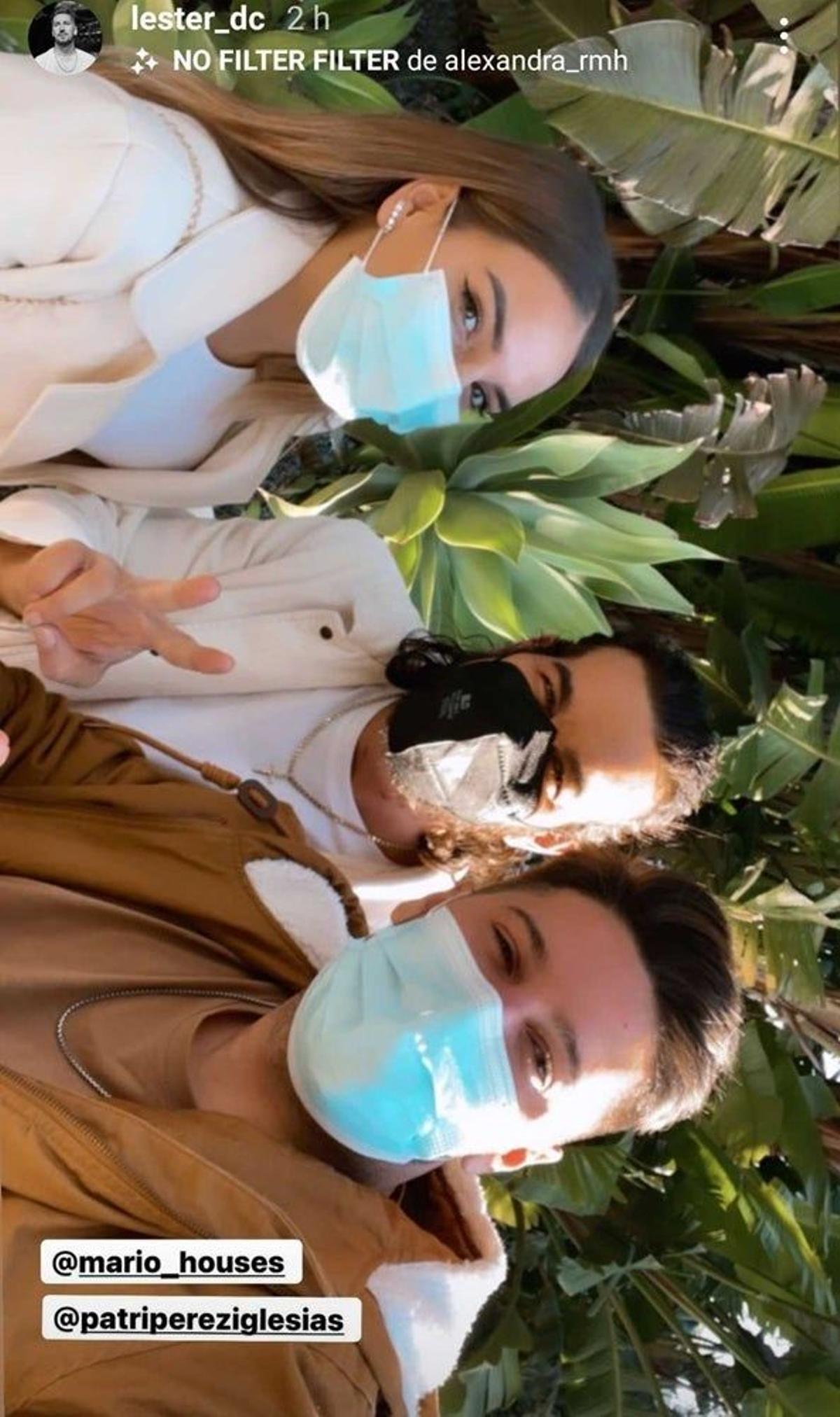 Patri, Lester y Mario Casas