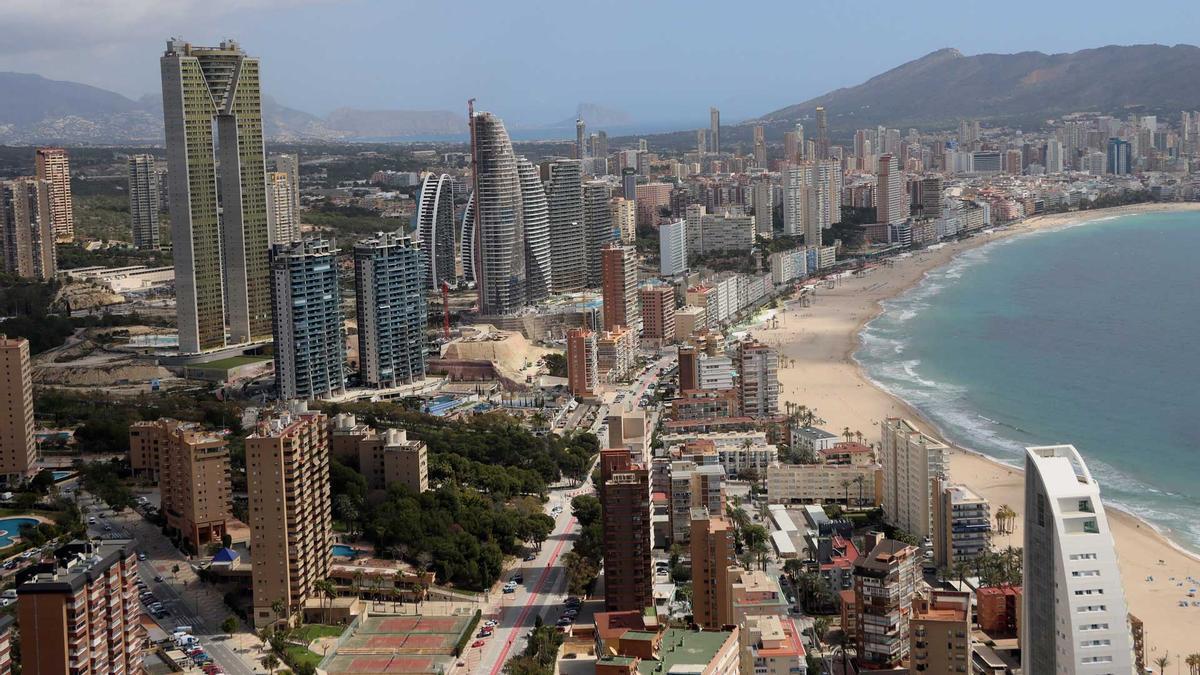 Una vista de Benidorm