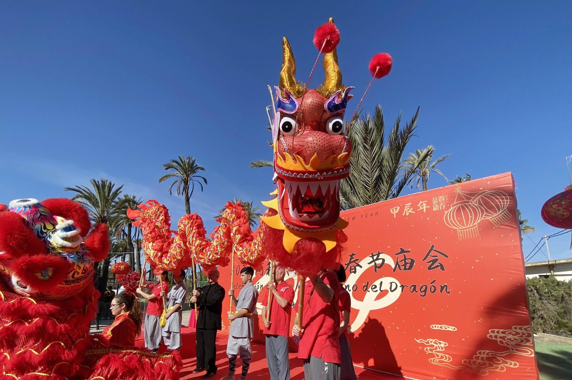 La comunidad china exhibe tradición en Elche por el Año del Dragón