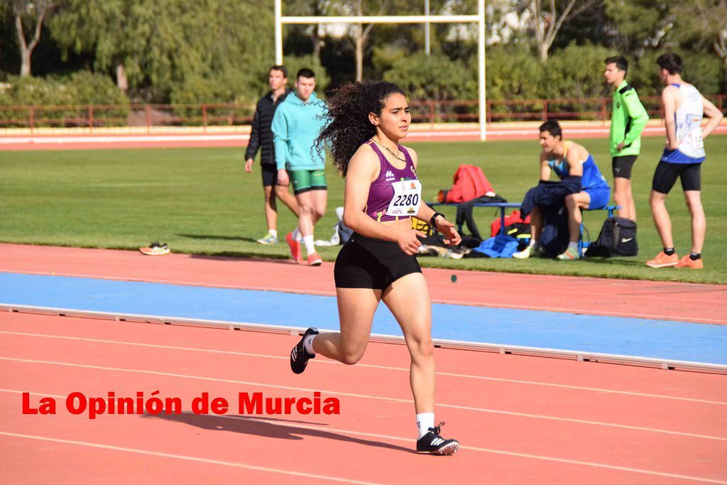 Regional absoluto y sub-23 de atletismo en Lorca