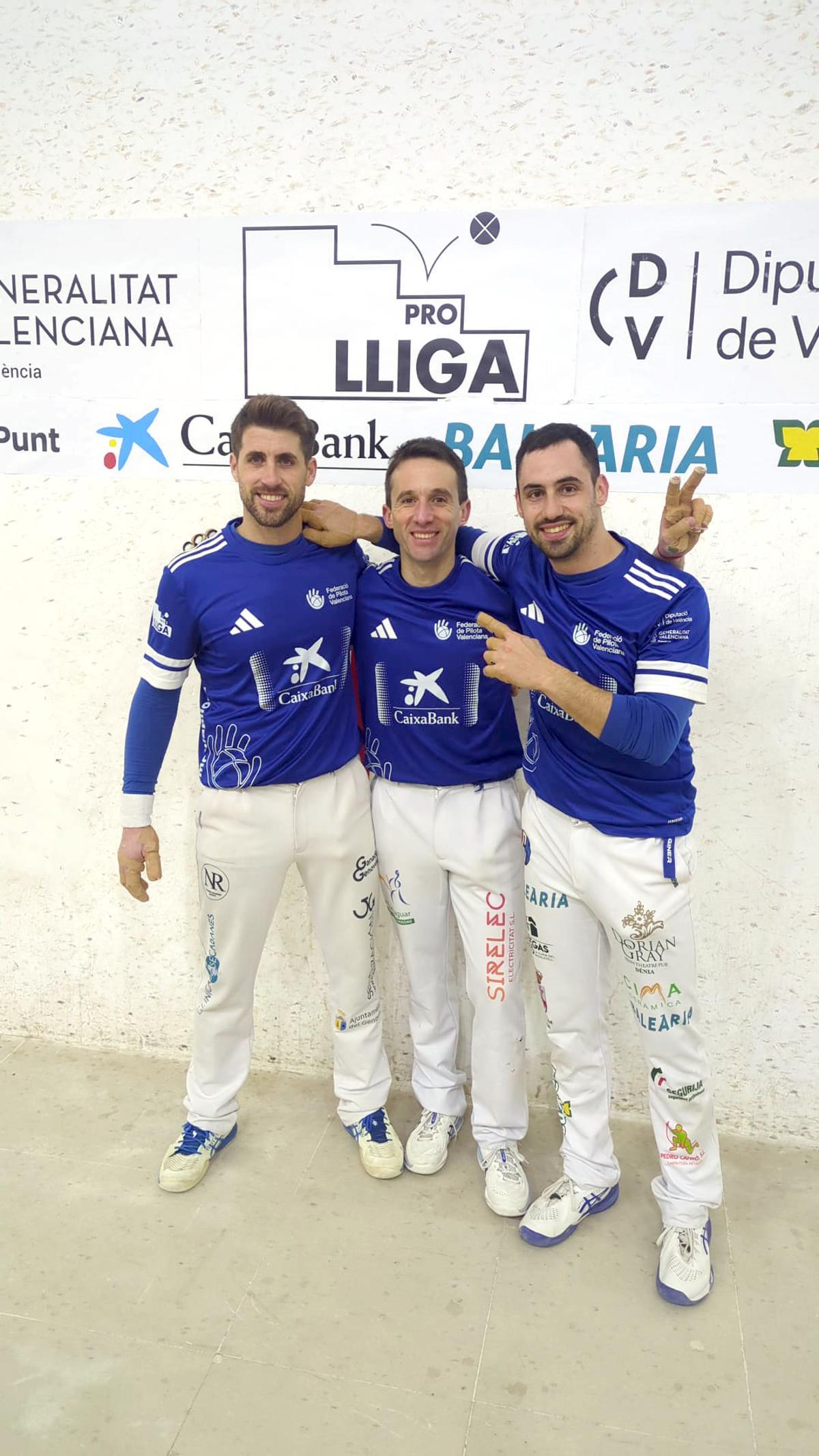 Carlos, Hèctor i Giner, triomfadors a Pedreguer.