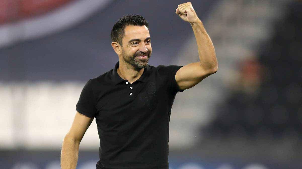 Xavi Hernández, feliz