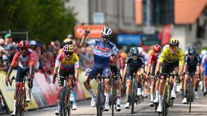 Julian Alaphilippe, en su victoria en el Dauphiné.