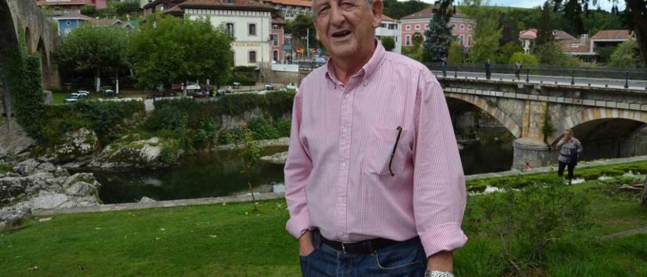 Alfredo García Álvarez, en Cangas de Onís.