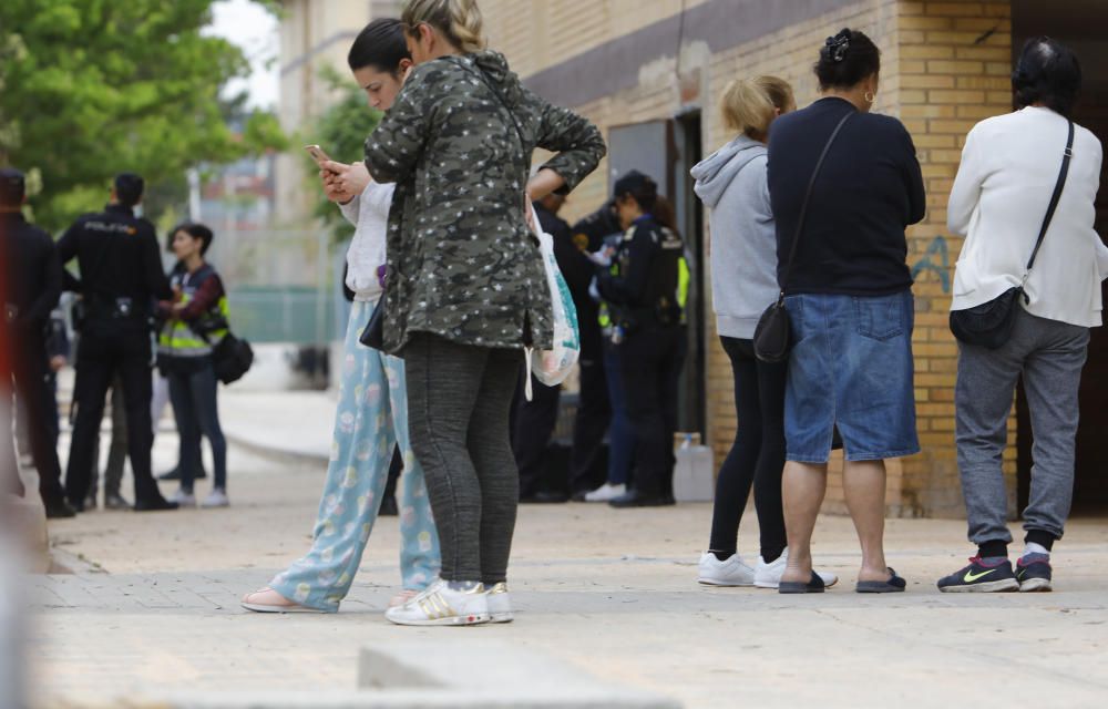 Operación policial en Burjassot