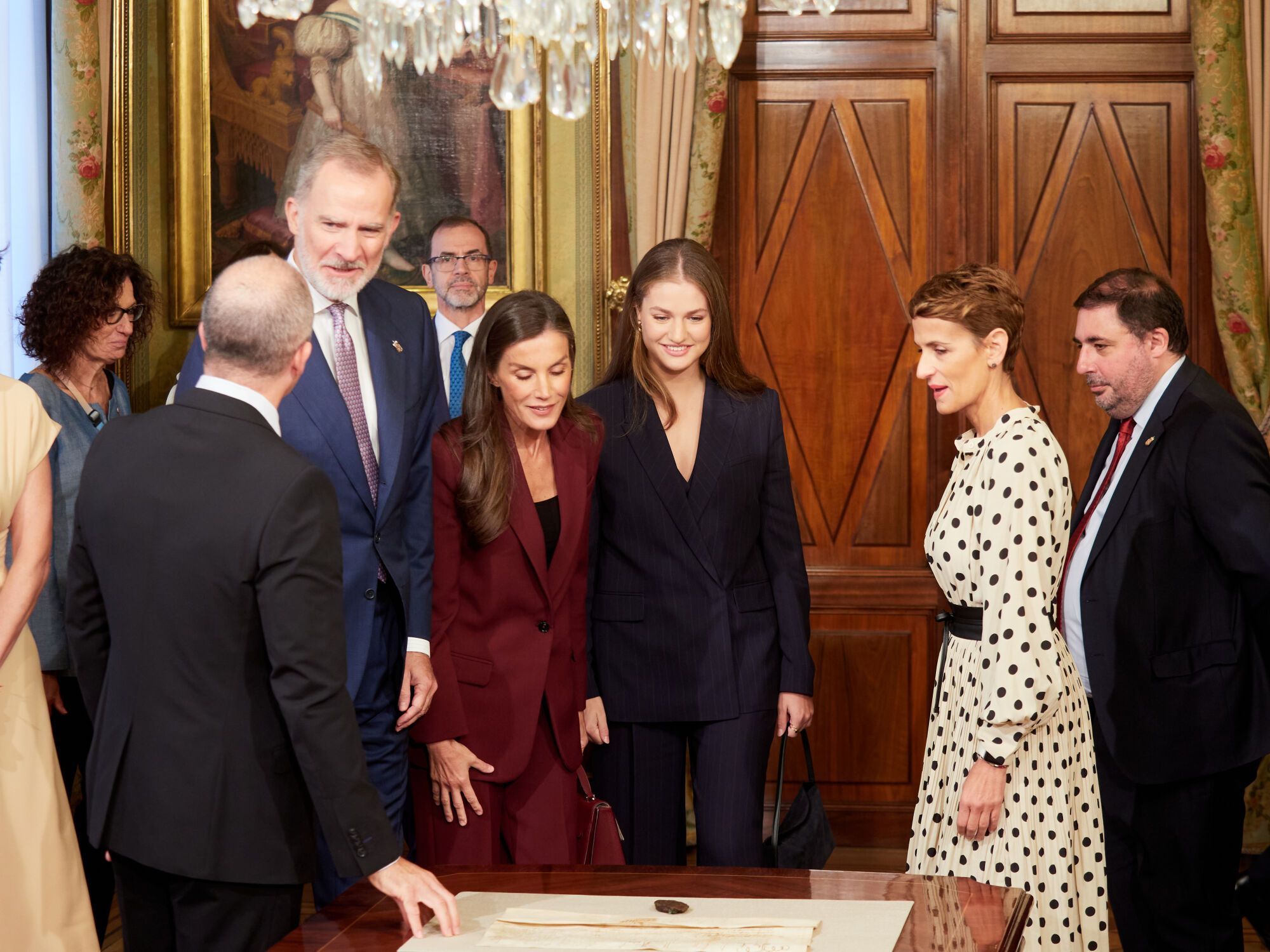 EN IMÁGENES: Leonor se da un baño de multitudes en su estreno como Princesa de Viana