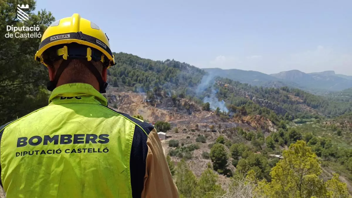 Una negligencia cortando metal causante del incendio de Fanzara