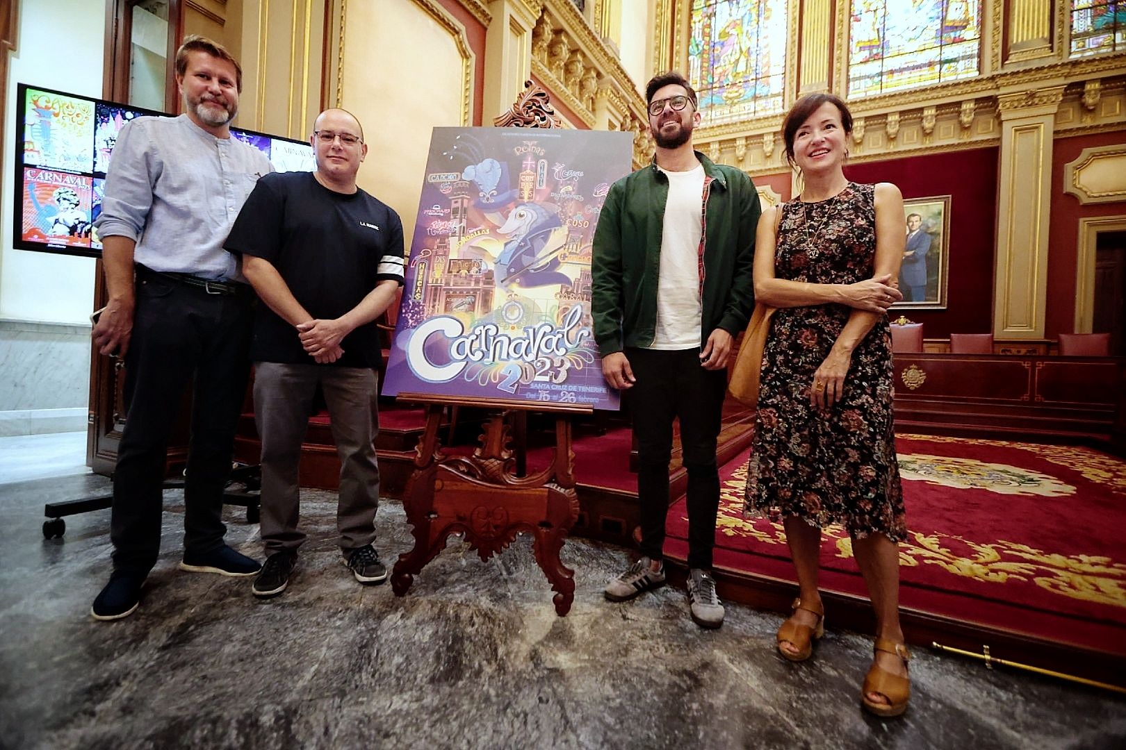 Presentación del cartel del Carnaval de Santa Cruz de Tenerife 2023