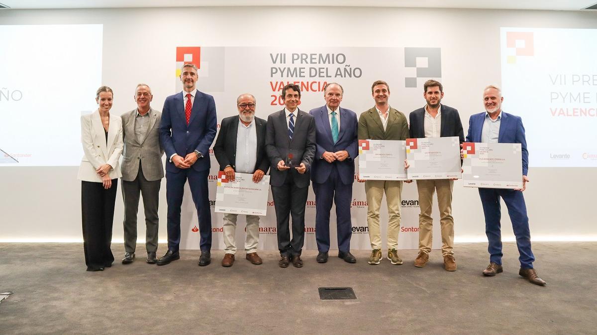 Fotografía de la VII edición del Premio Pyme del Año Valencia 2023.