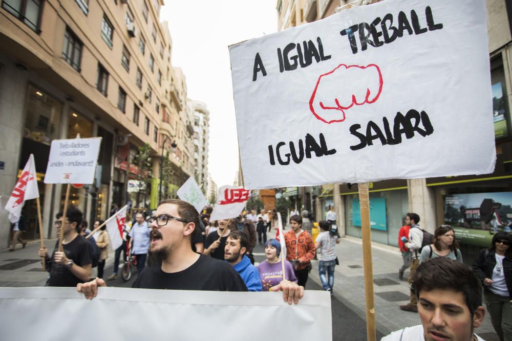 Manifestación en València en defensa de la Educación Pública