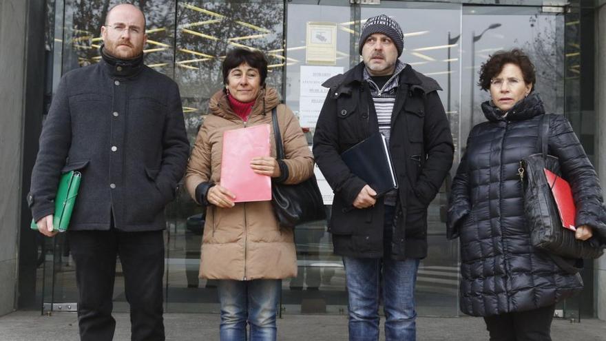 Representantes de la Coordinadora Provincial Pueblos Vivos de Zamora