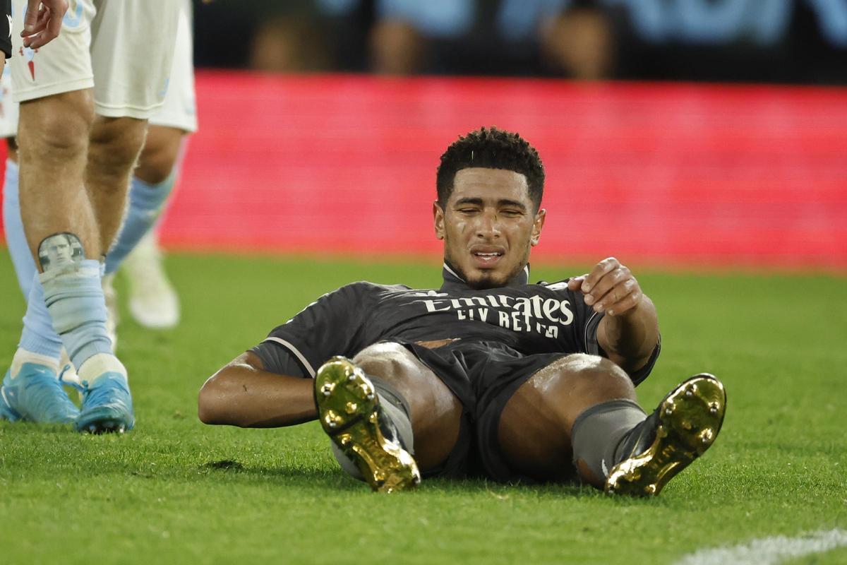 Jude Bellingham, en el partido ante el Celta