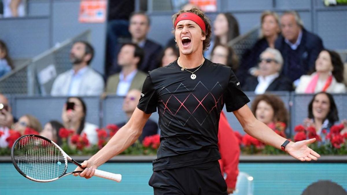 Zverev celebró el título del Mutua Madrid Open