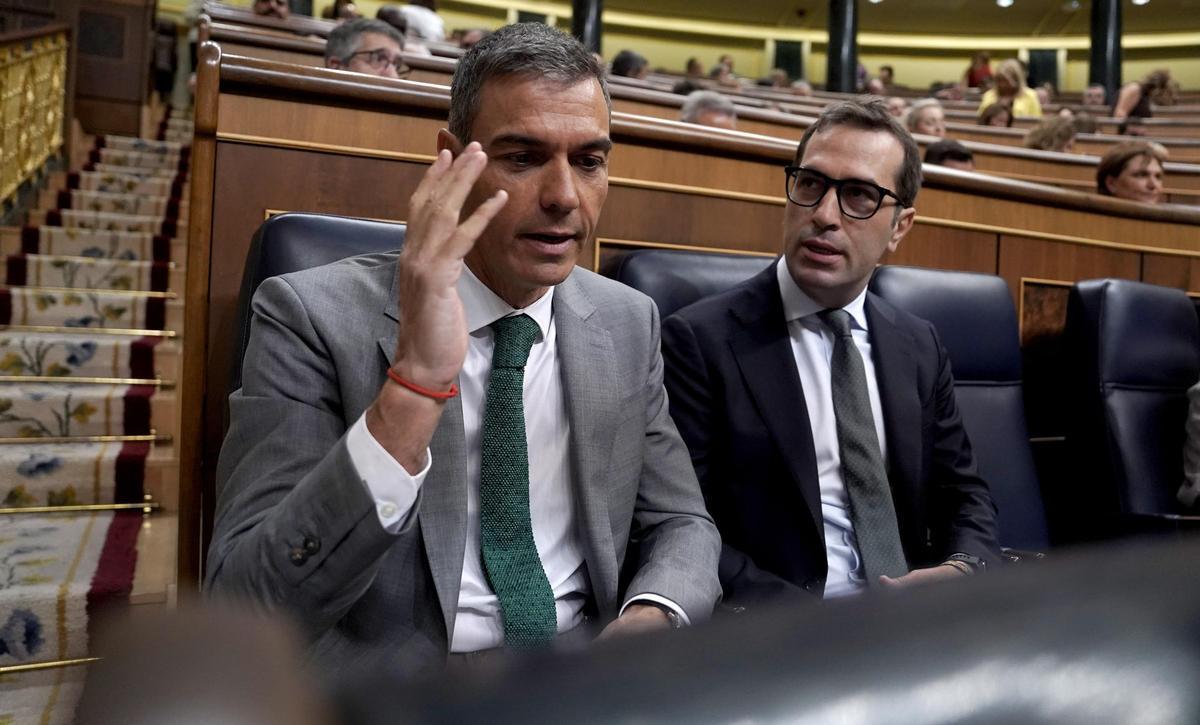Comparecencia de Pedro Sánchez en el Congreso de los Diputados.