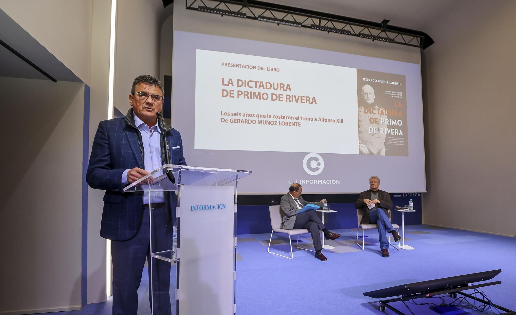 Presentación del libro "La dictadura de Primo de Rivera" por Gerardo Muñoz