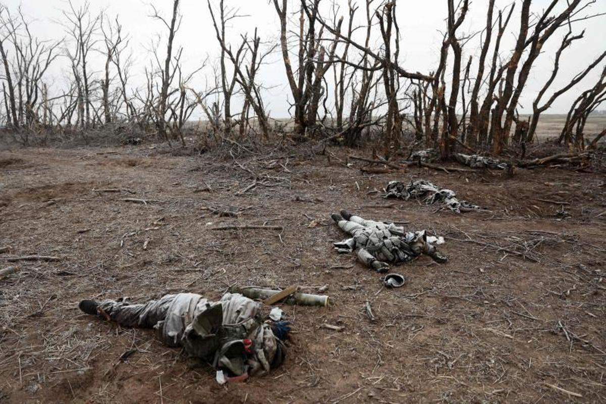 Últimas imágenes de la guerra con frio, destrucción y incerteza en Ucrania