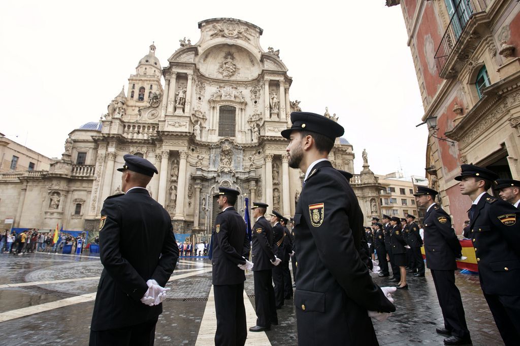 Las imágenes de la celebración de los Santos Ángeles Custodios de la Policía Nacional en Murcia