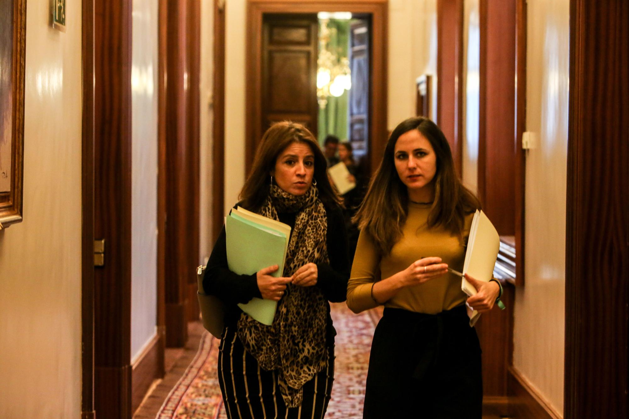 Adriana Lastra e Ione Belarra, en una foto de archivo.