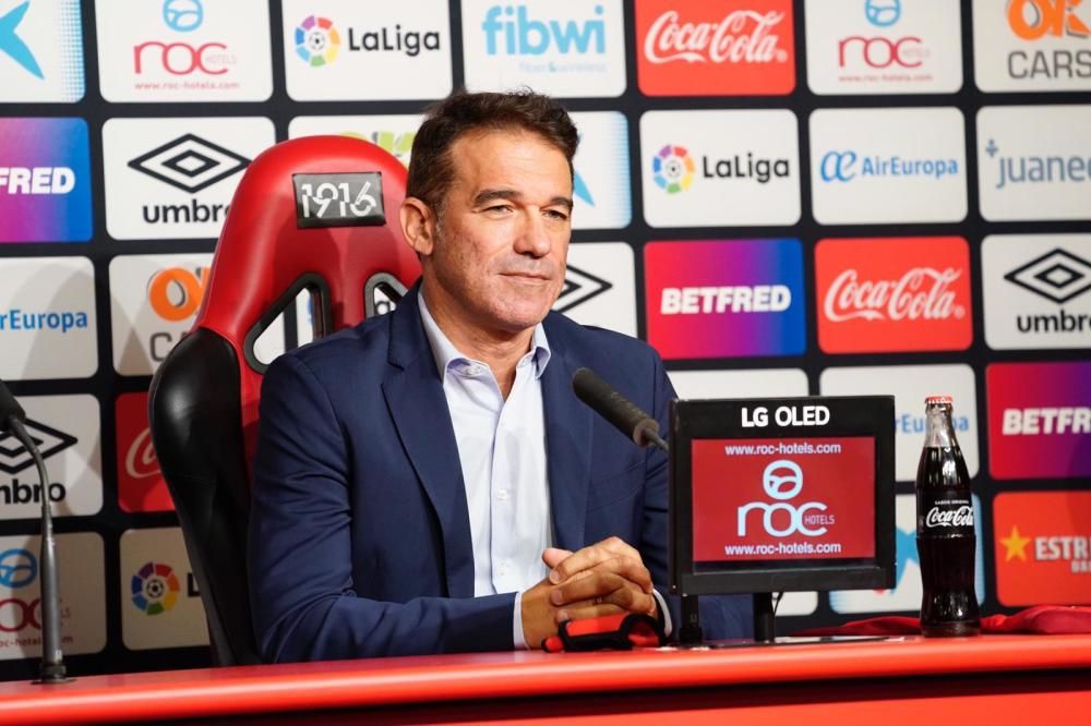 Presentación de Luis García como entrenador del RCD Mallorca