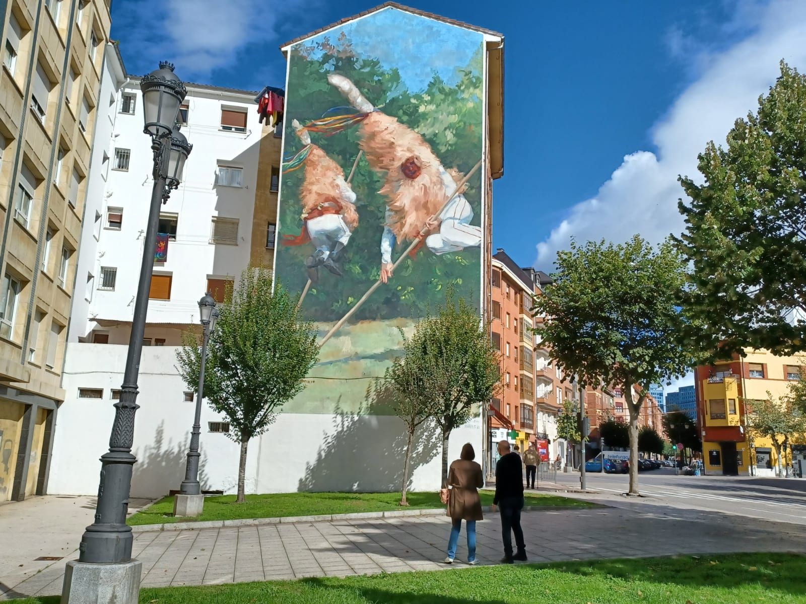 El mural de los Sidros de Valdesoto