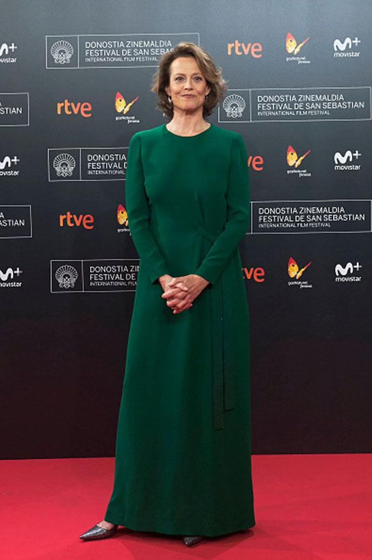 Sigourney Weaver en el Festival de cine de San Sebastián