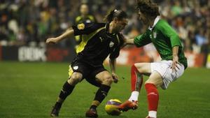 Sergio García y Fernando Llorente, en el Catalunya-Euskadi del 2007.