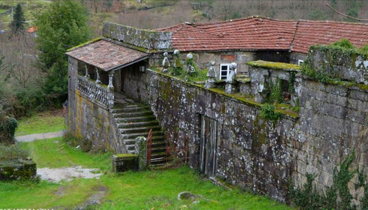 Casa rectoral de San Martiño de Borela, en Cerdedo-Cotobade. | // XOÁN ARCO DA VELLA