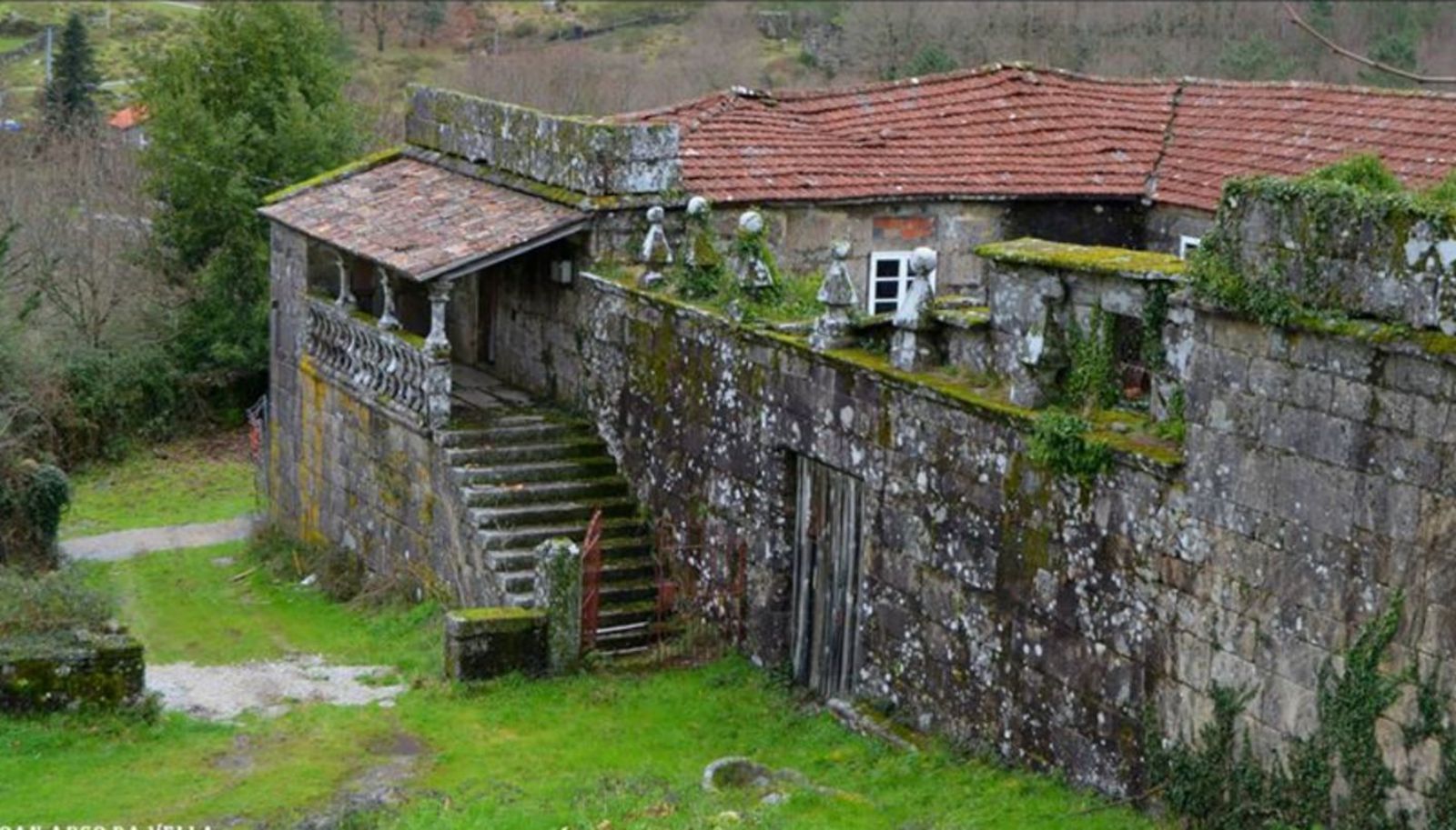 Casa rectoral de San Martiño de Borela, en Cerdedo-Cotobade.