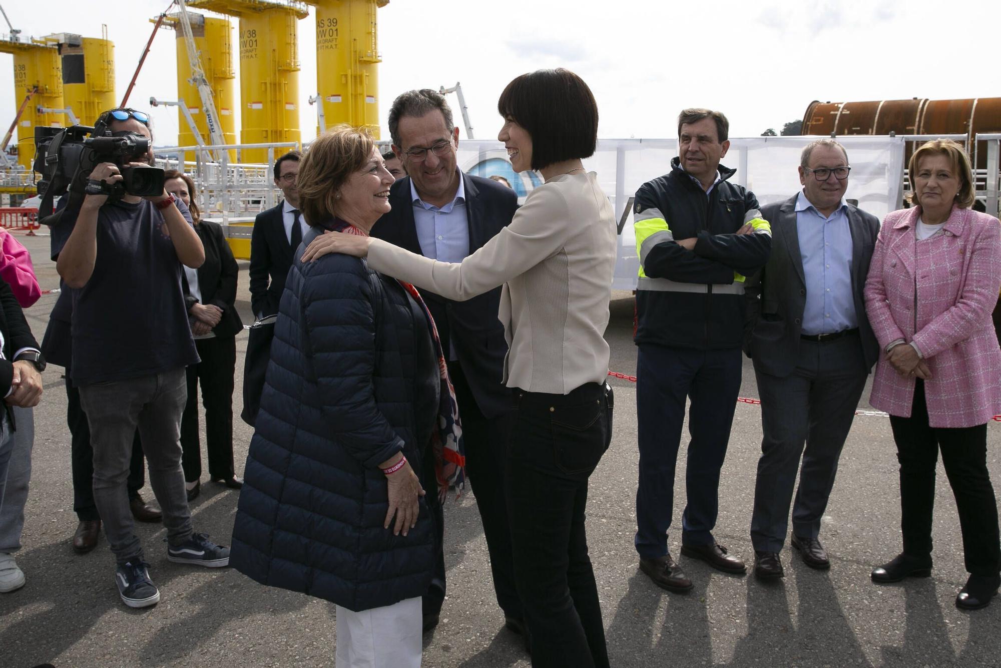 EN IMÁGENES: La visita de la ministra de Ciencia a Avilés