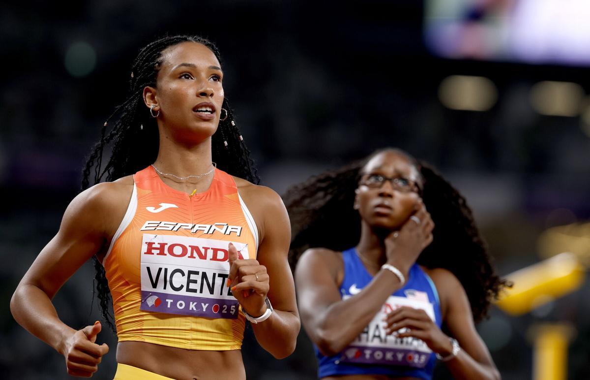 Maria Vicente, durante el Mundial de Tokio