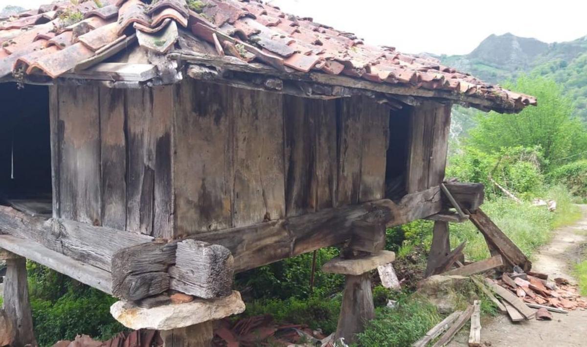 Vis anhela el hórreo de El Pedrosu