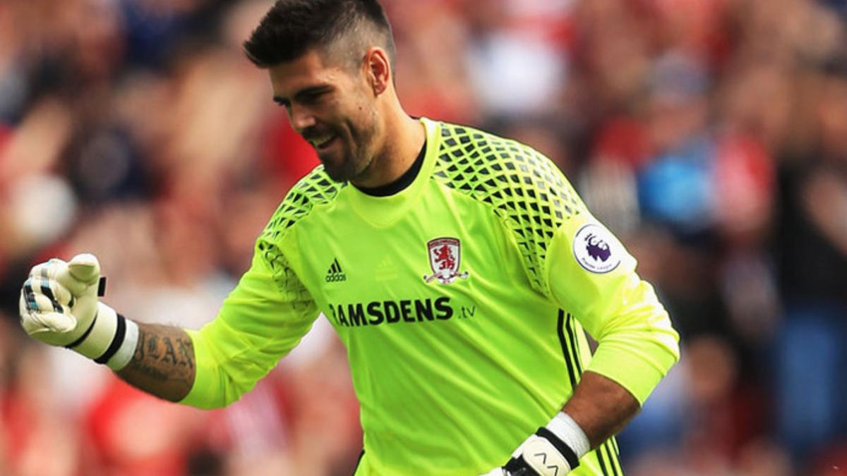 Valdés fue titular en el estreno liguero del Boro... Y se lesionó sospechosamente antes del segundo partido