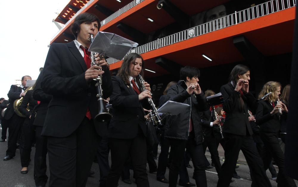 El pasodoble 'Els Poblets' suena en Mestalla