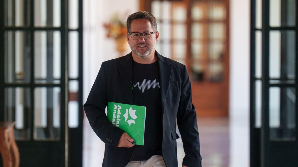 El portavoz del G.P Adelante Andalucía José Ignacio García