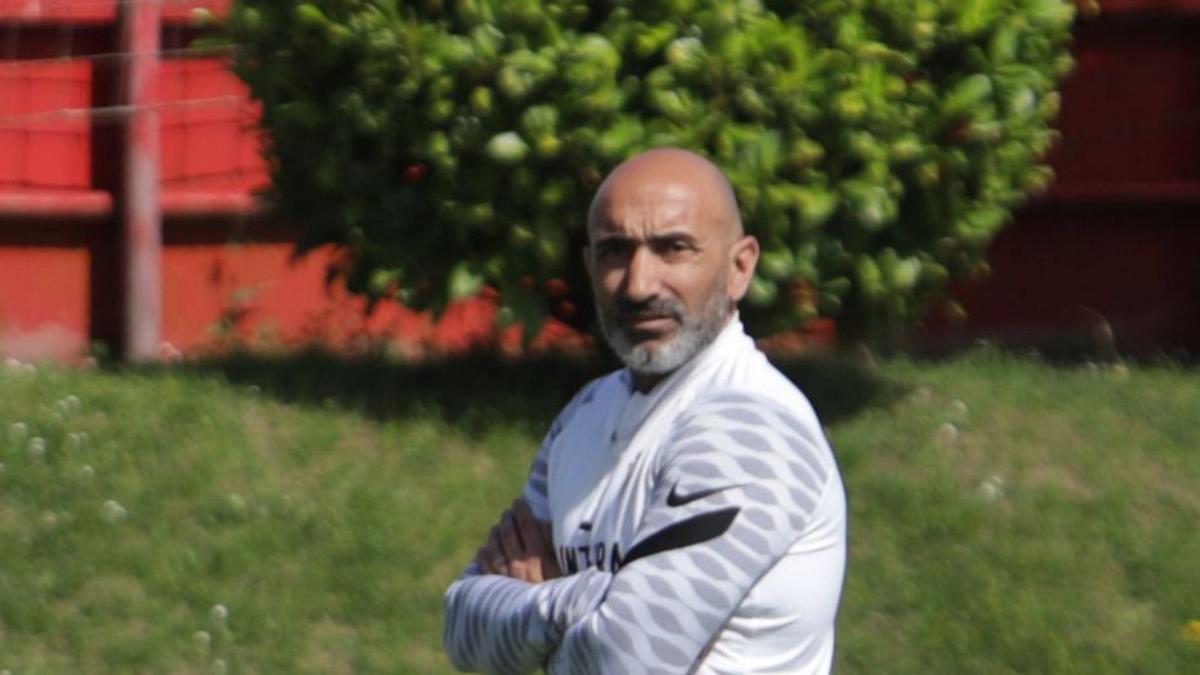 Abelardo, durante un entrenamiento. | Juan Plaza