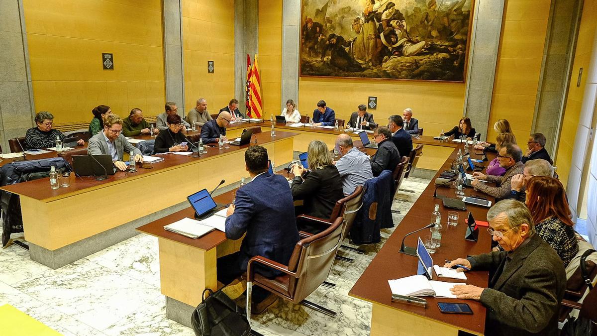 El ple de la Diputació de Girona de febrer