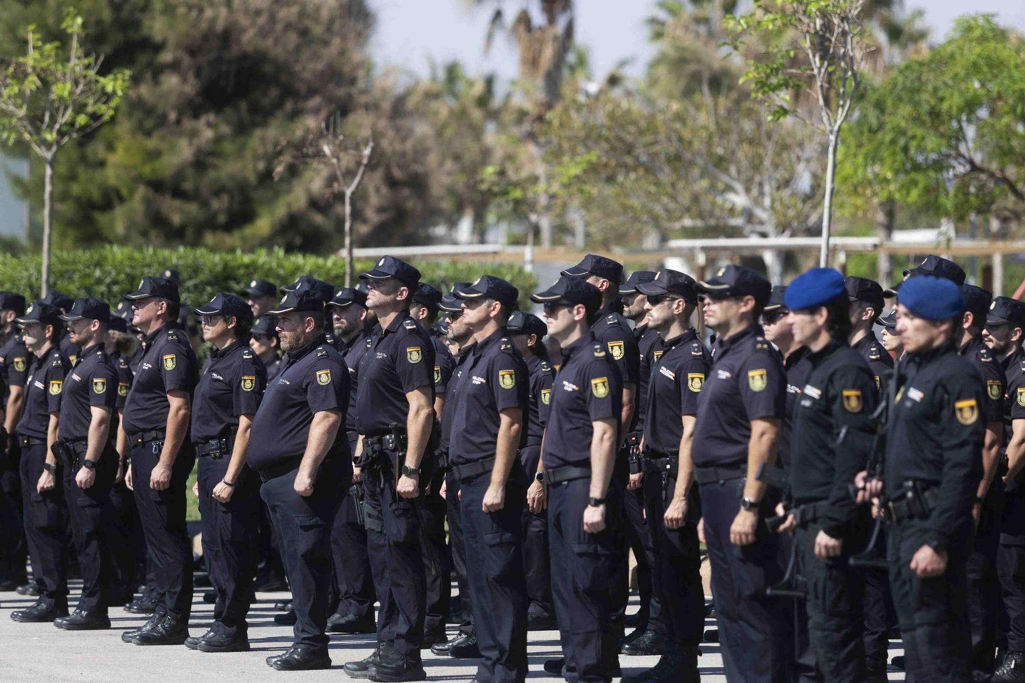 Actos de la festividad de la Policía Nacional