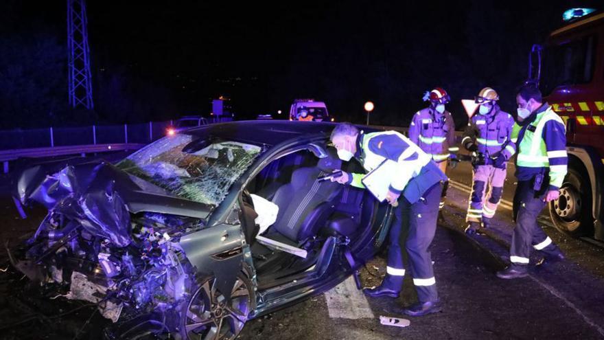 Vehículo en el que viajaba el único acusado por el accidente. |   // A.G.