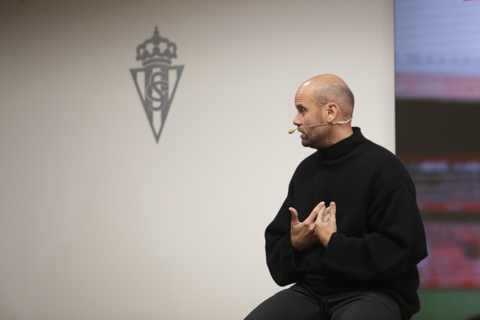 En imágenes: Así fue la presentación de Ramírez como entrenador del Sporting
