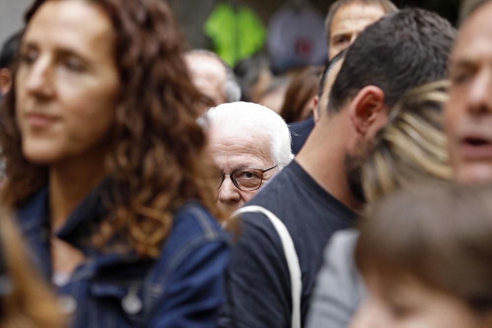 Concentració davant de la subdelegació del govern espanyol a Girona