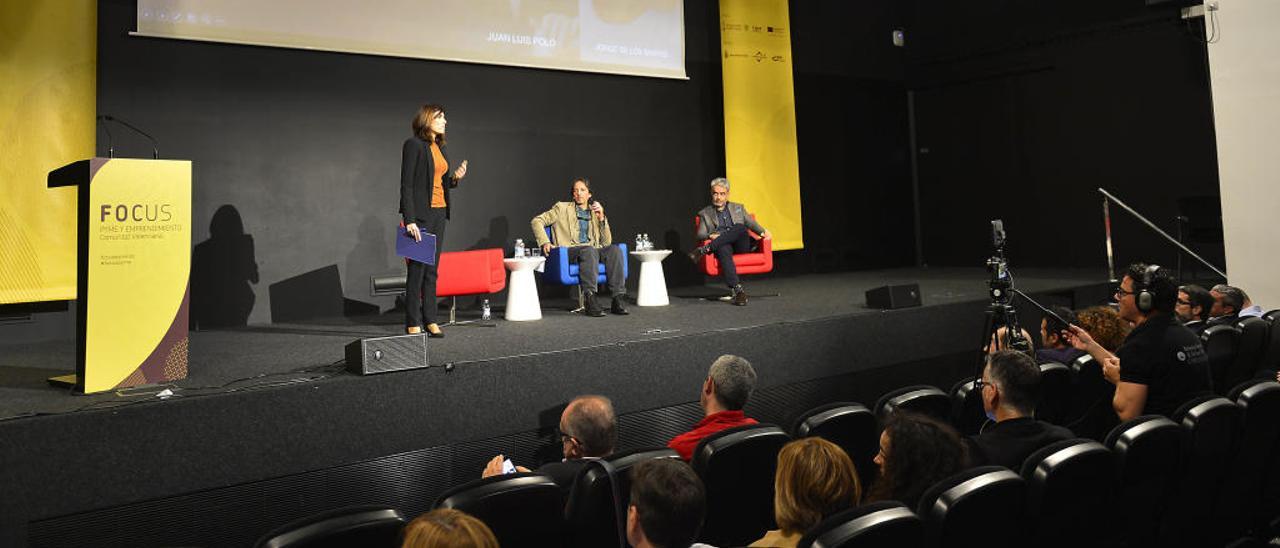 Una de las sesiones que acogió ayer Focus Pyme y Emprendimiento en Elche.