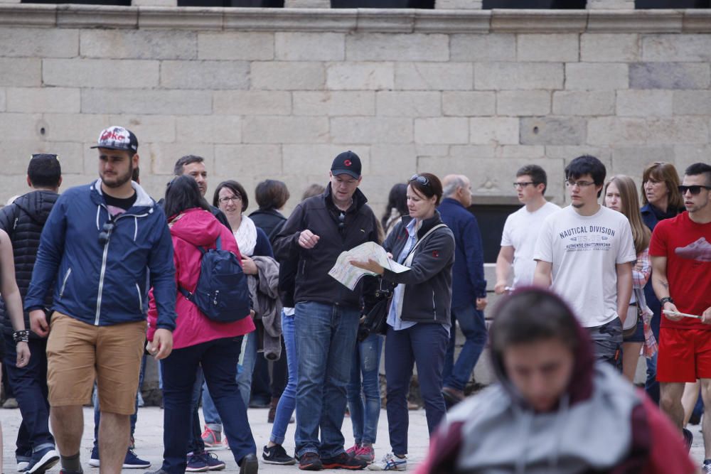 Girona es torna a omplir de visitants el darrer cap de setmana de Temps de Flors