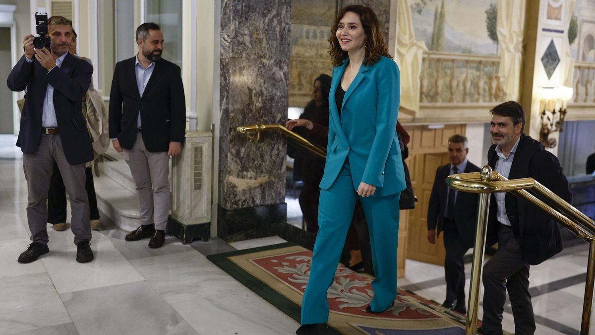 La presidenta de la Comunidad de Madrid, Isabel Díaz Ayuso, en Madrid.