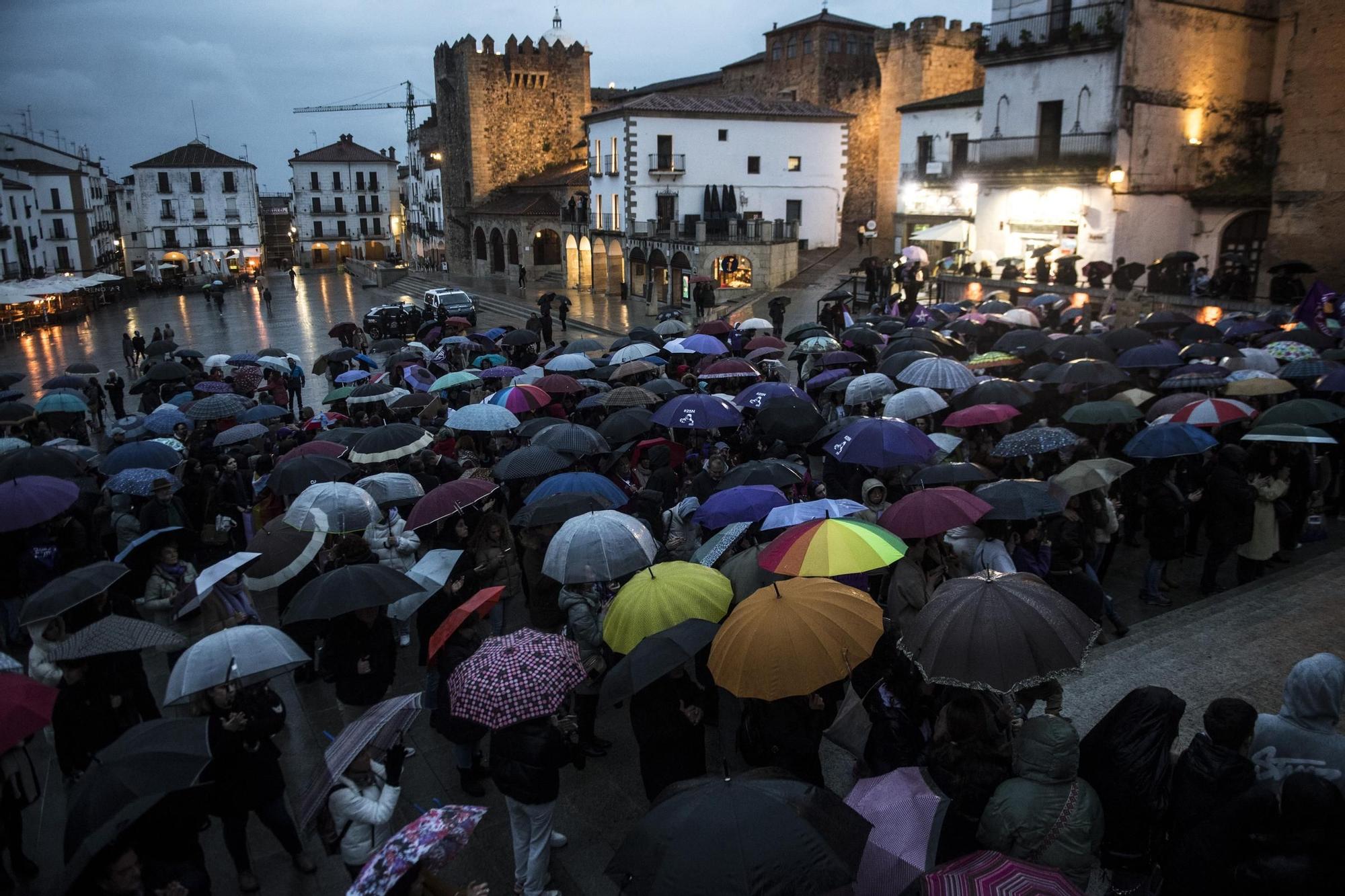 Manifestación en Cáceres