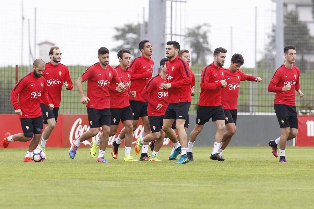 Entrenamiento del Sporting