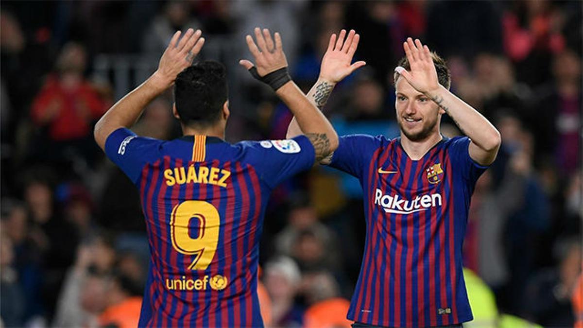 Suárez sentenció tras una gran jugada de Rakitic